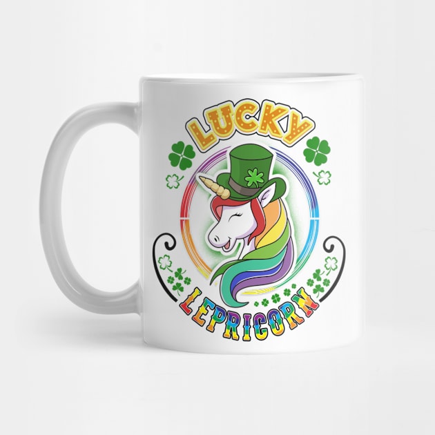 St Patrick's Design For Kids Lucky Lepricorn by KsuAnn